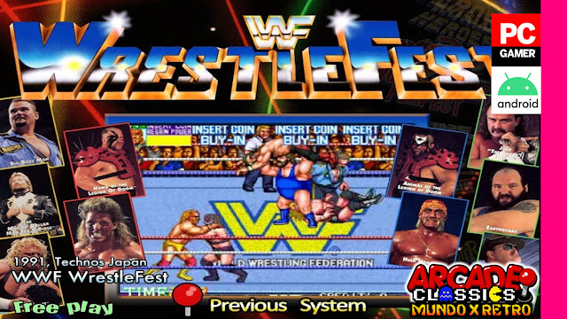 WWF WrestleFest arcade