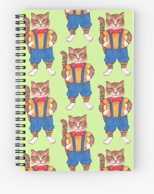 A notebook of a funny cat / Muistikirja huvittavasta kissasta