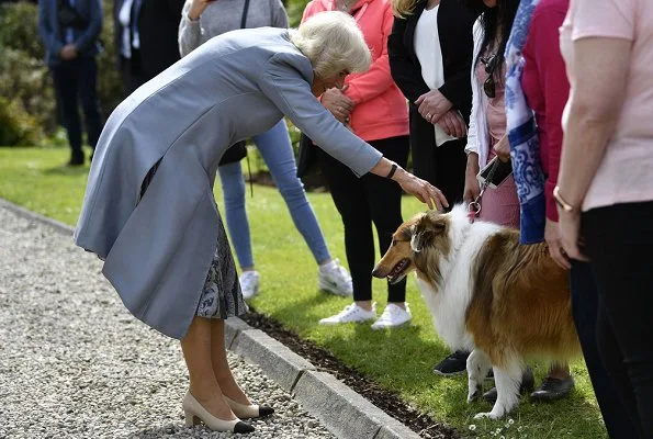 The Duchess of Cornwall visited Ireland’s oldest working mill in Avoca Village, Wicklow. A dinner at the Ambassador’s residence