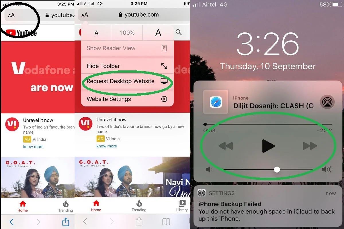 PLAY YOUTUBE VIDEO IN BACKGROUND