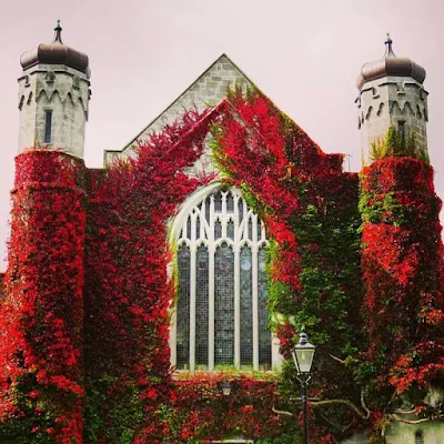 Best places in Galway Ireland: National University of Ireland Galway Quadrangle in Autumn