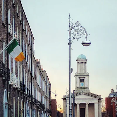 One Day in Dublin City Itinerary: Pepper Canister Church and Irish Flag