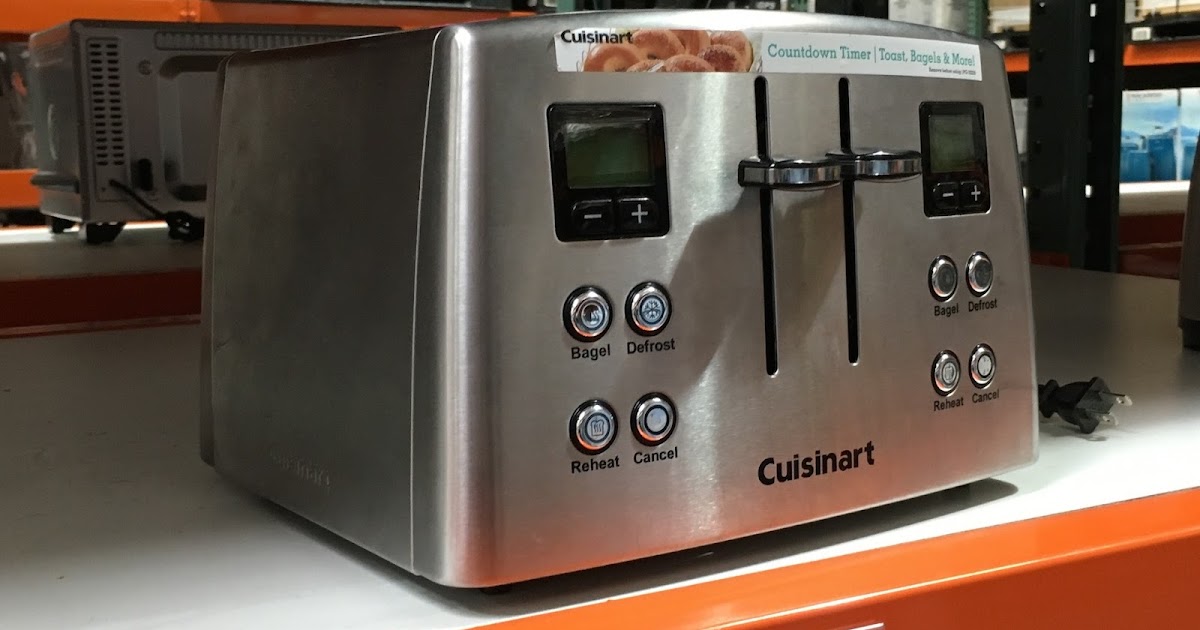 Cuisinart RBT875PC Countdown 4Slice Toaster Costco Weekender