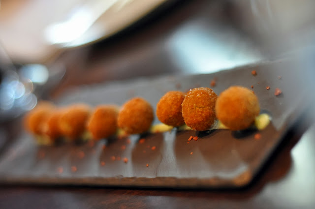 Crispy Olives - Carpe Diem Wine Bar - Napa, CA | Taste As You Go