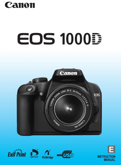 Canon Eos Rebel Xs 35mm User Manual