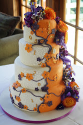 cake cakes orange travel purple themed fall half weddings colors flowers halloween lavender flower pastries brown round designs vreeke inspired