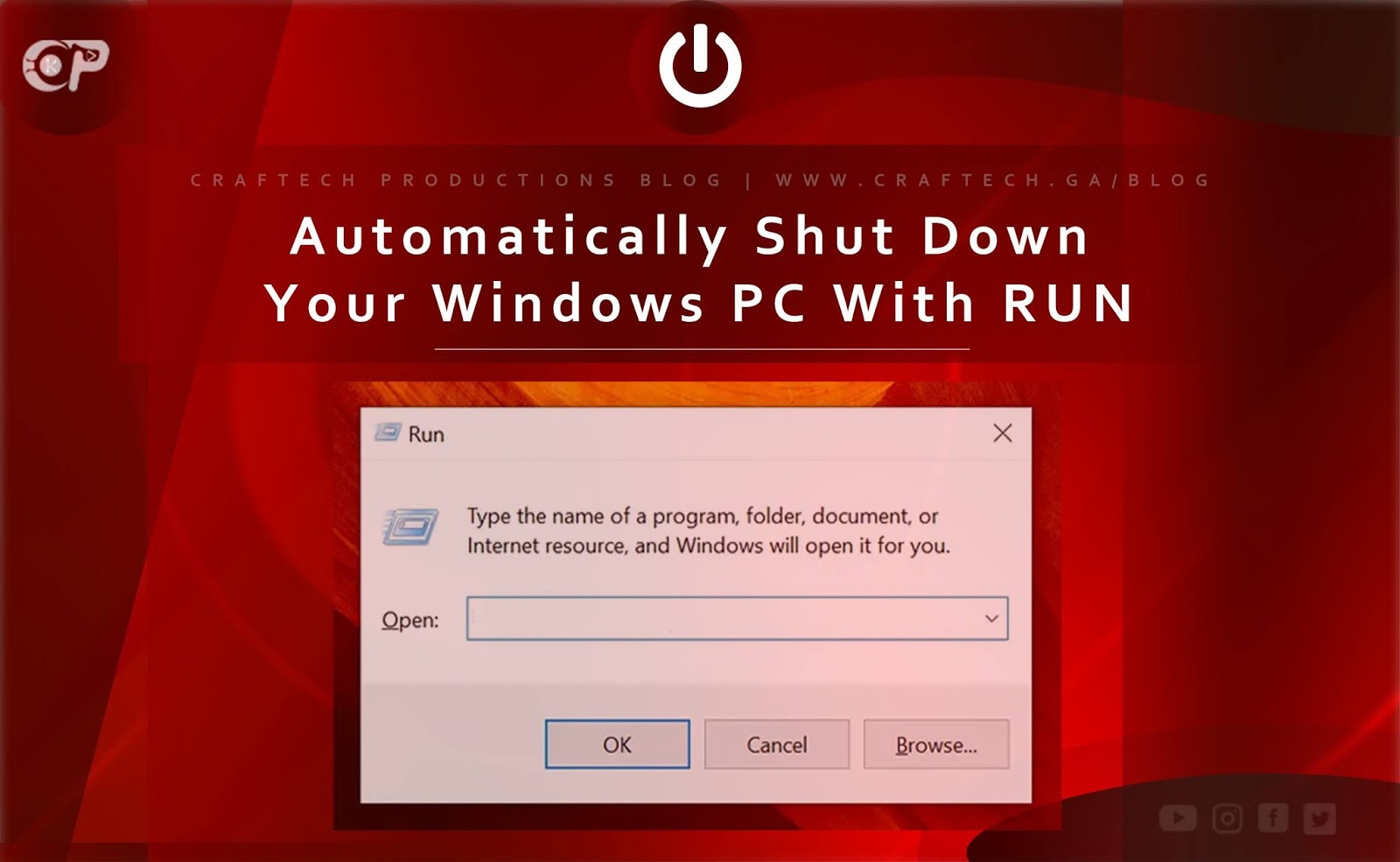 Automatically Shut Down Your Windows PC With RUN