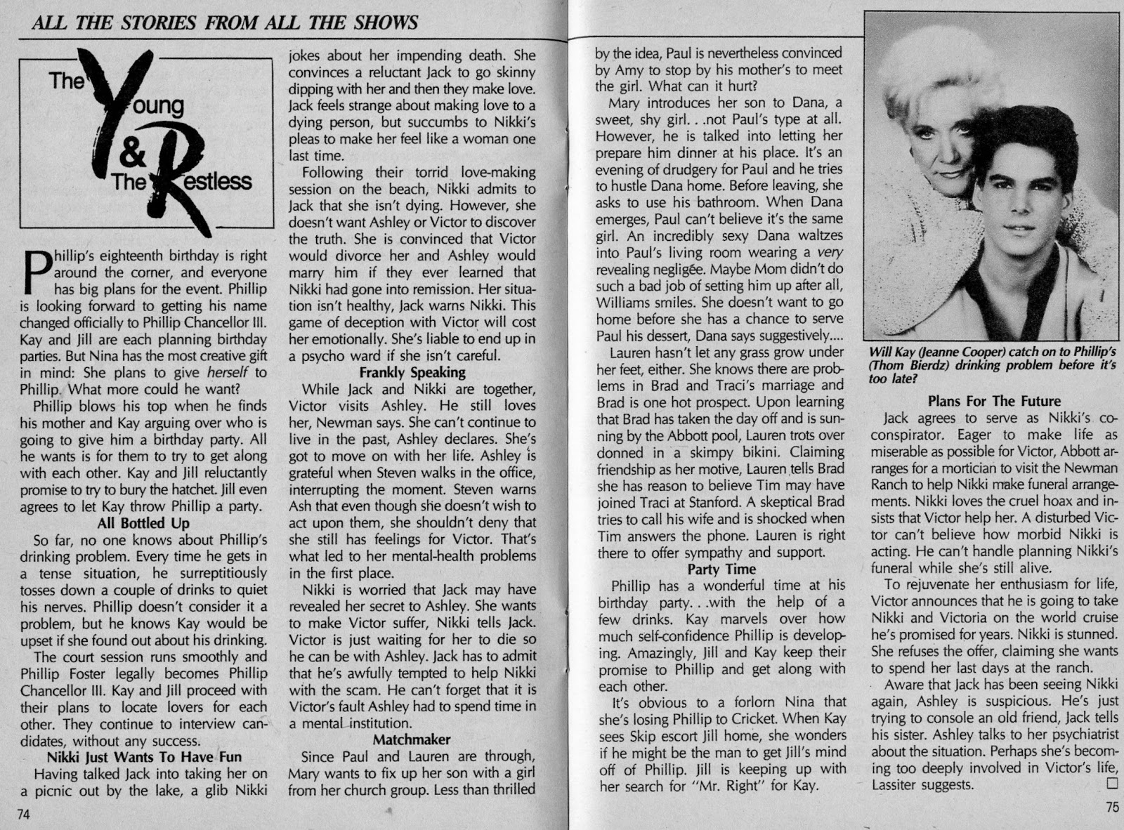 Young & The Restless RecapJuly 28, 1987 (SOD)