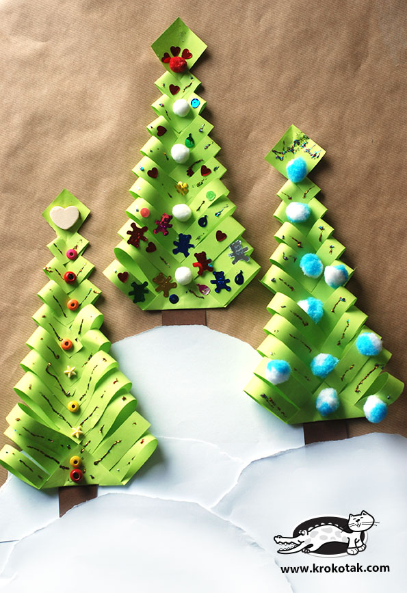 gevoeligheid bekken Verfrissend 5C Sint - Jan: Kerstboom knutselen met papier