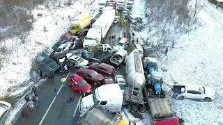 81 interstate vehicle snow crash pileup county hazleton schuylkill multi man highway squall dies mc firewire courtesy