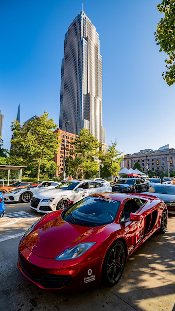 McLaren Red Sports car wallpaper