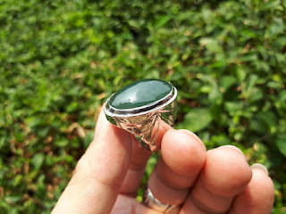Cincin Batu Giok Jadeite Jade Type A JDT014 No Treatment Origin Burma Memo By DGL