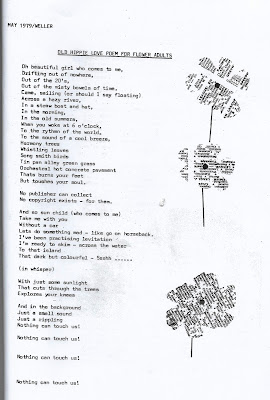 Paul Weller's poetry from December Child issue one
