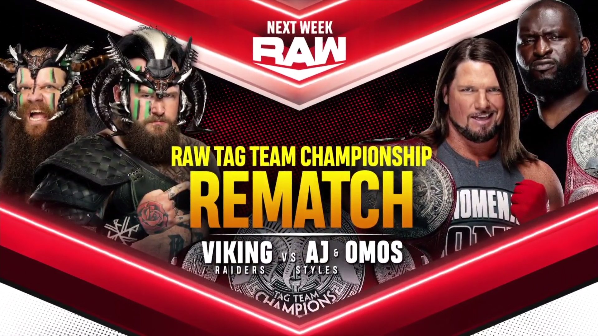 RAW Tag Team Championship estará em disputa na próxima semana