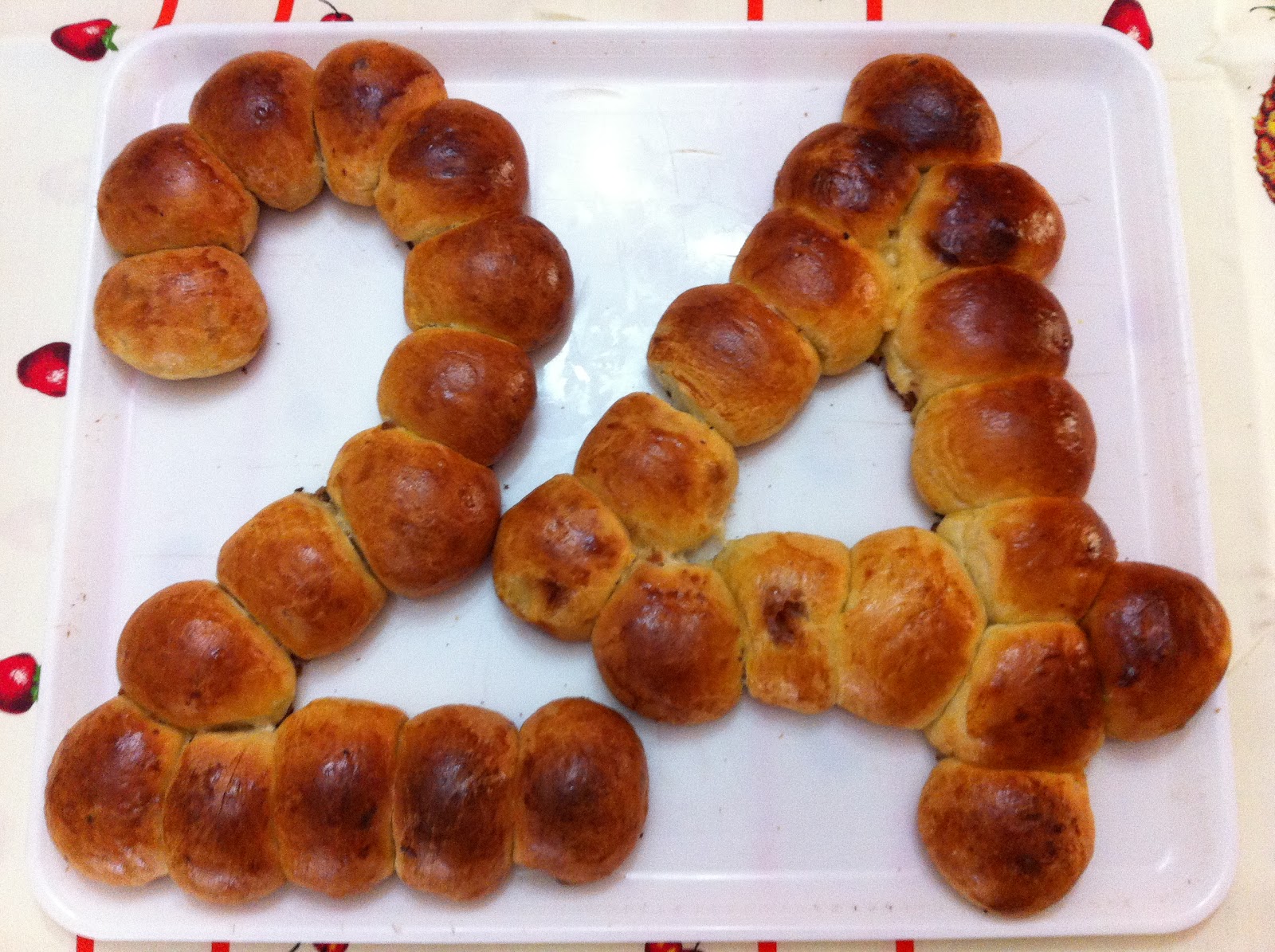 pane a forma di numero prezzo