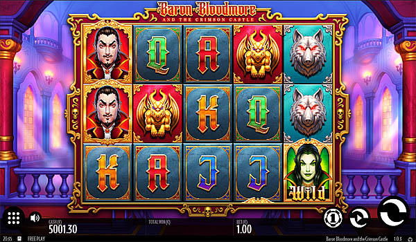 Ulasan Slot Thunderkick Indonesia - Baron Bloodmore and the Crimson Castle Slot Online