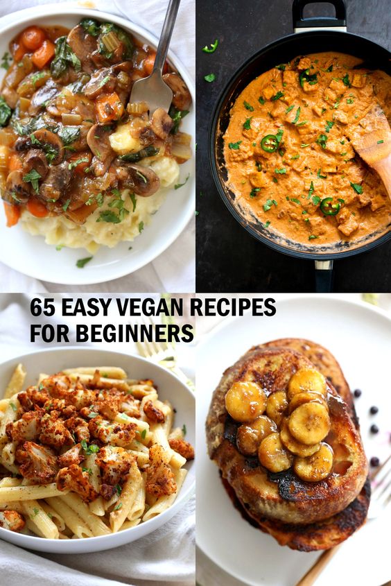 65 Easy Vegan Recipes for Beginners - The Country Chic Cottage