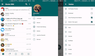 BBM MOD Delta Light (DELIGHT) v3.1.0.13 APK Versi Terbaru 