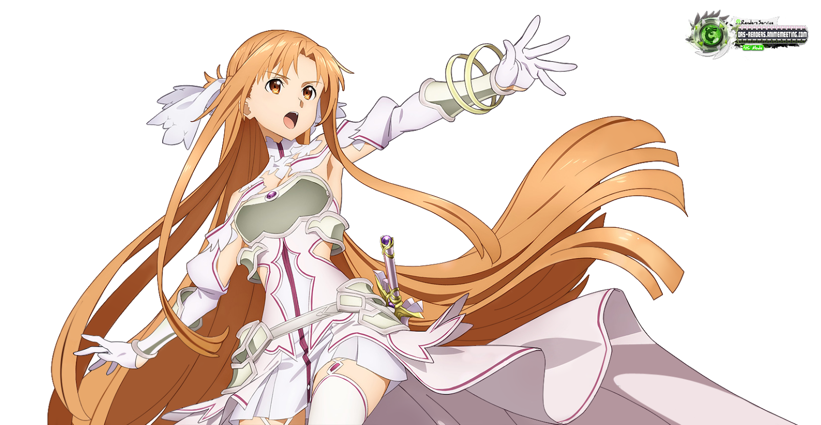 Sword Art Online:Asuna Yuuki Stacia Kakoiii Render.