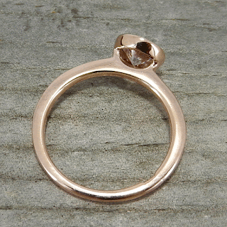 hybrid bezel engagement ring