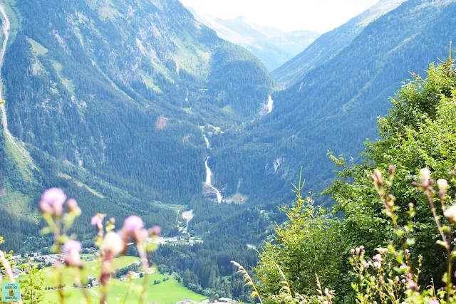 Cataratas Krimml desde la carretera, Austria