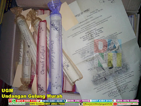 jual Undangan Gulung Murah