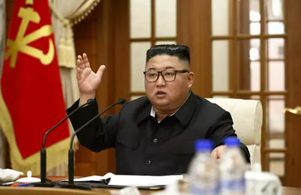 Kim Jong Un at 18th meeting of Political Bureau, September 29, 2020