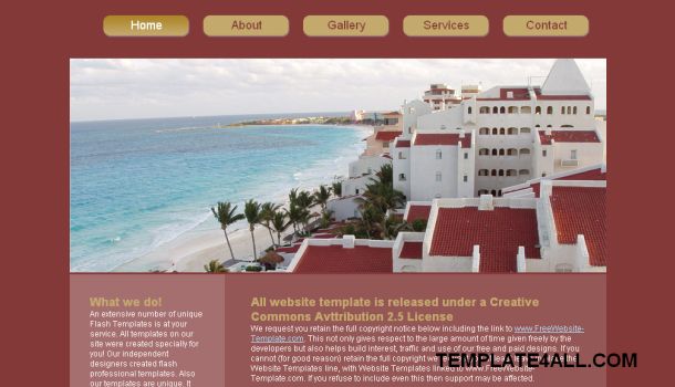 Free Modern Hotel Pink Website Template Free Modern Hotel Pink Website Template