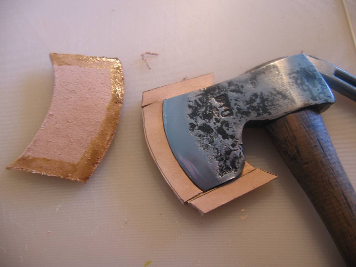 The wandering axeman: Axe Sheath Tutorial