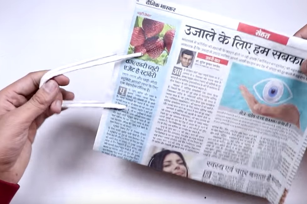 Cara Membuat Tas Dari Koran Bekas Untuk Berbelanja Di Minimarket Dr Sampah