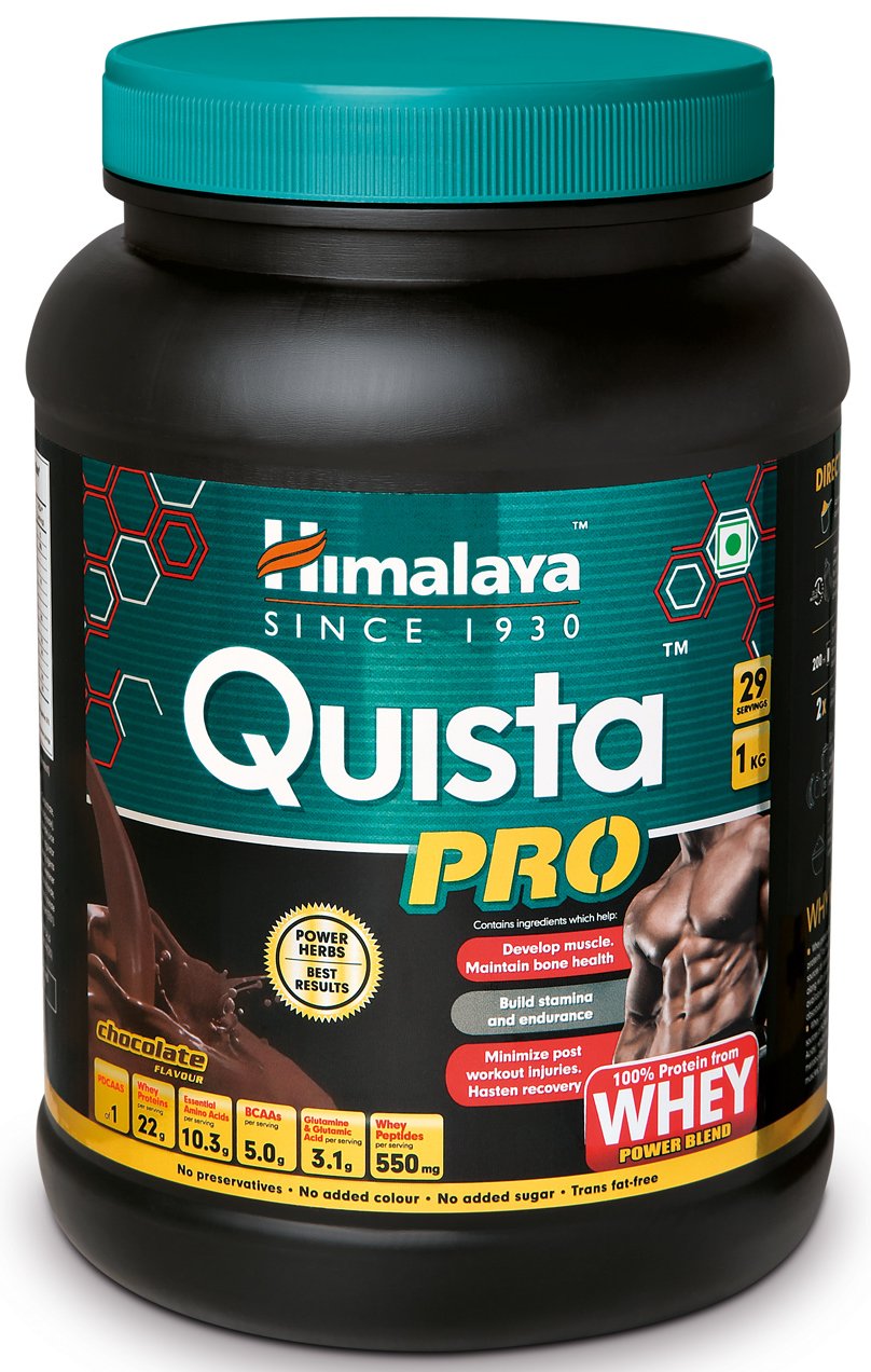 Himalaya Quista Pro Advanced Whey Protein Powder 1kg (Chocolate)