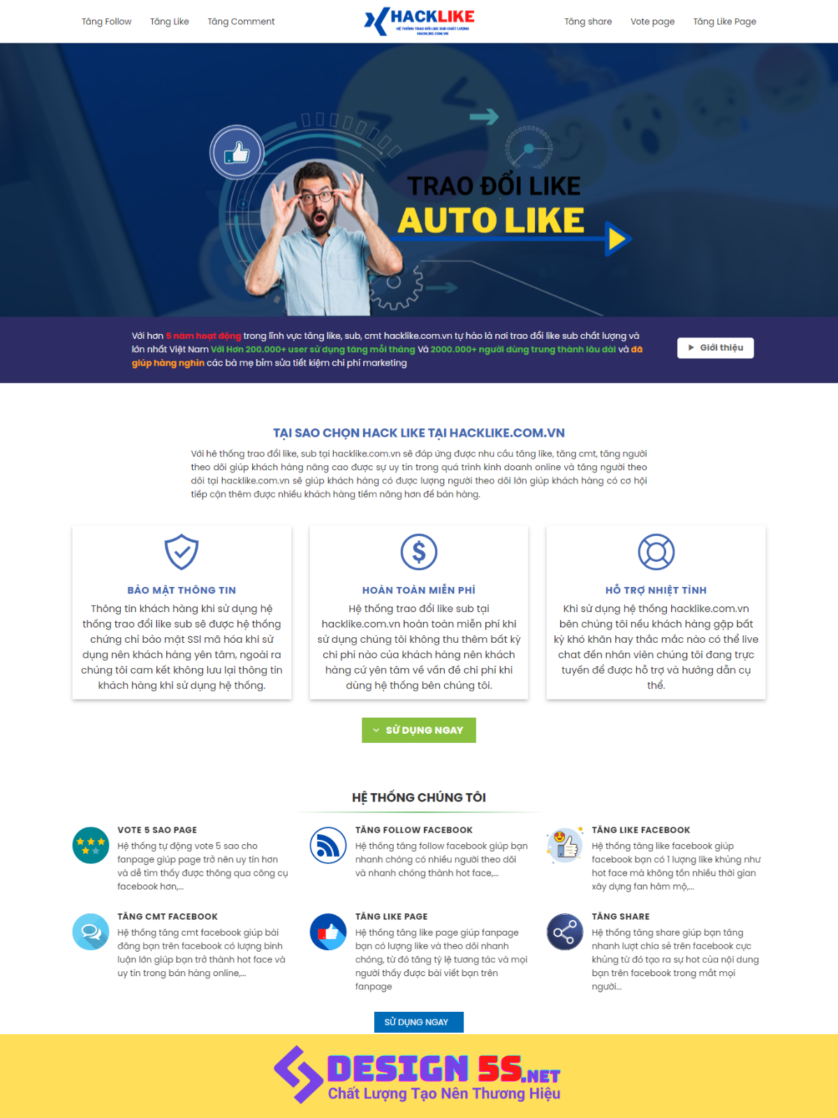Template Blogspot Landing Page Trao Đổi Like Sub Template blogspot dịch vụ thiết kế web kết hợp marketing