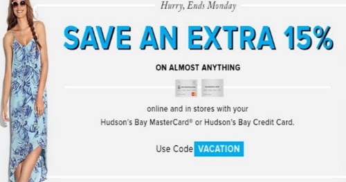 Hudson bay discount coupon