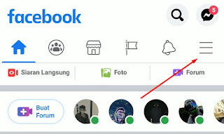 Cara Copy Link Profil Facebook di Aplikasi