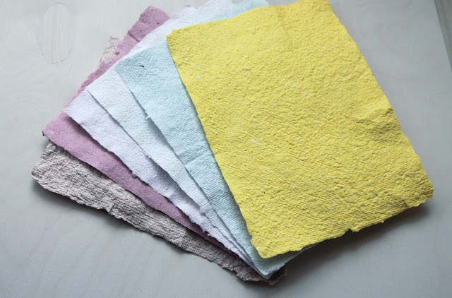 Grande Copertura Carta Fatta A Mano Bordo - 150 Fogli - Tutte Le Taglie - Foto 8