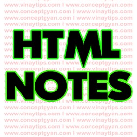 HTML NOTES