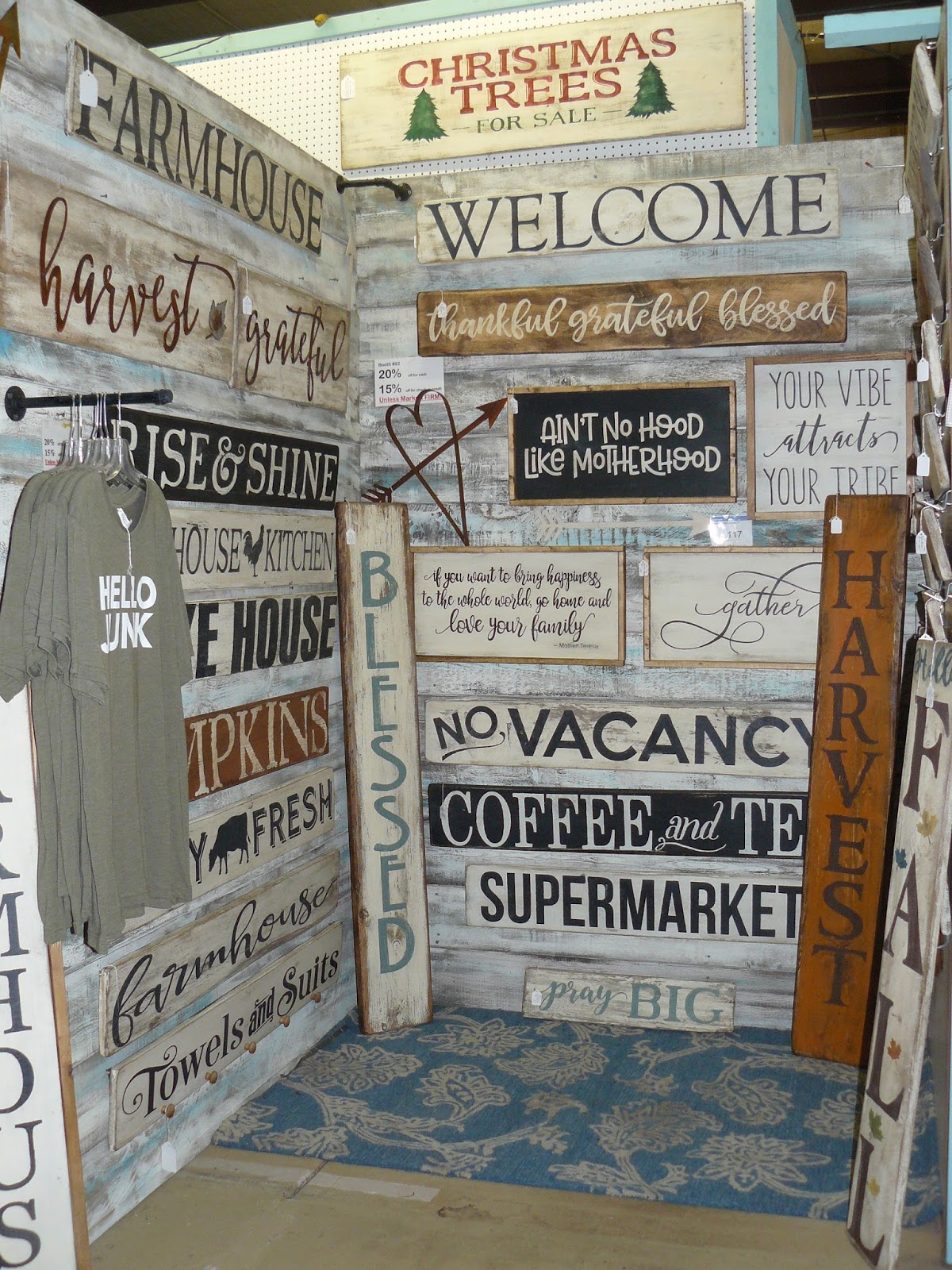 SCRANBERRY COOP Hand crafted wood signs at Scranberry Coop Antique Store