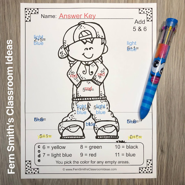 Click Here to Download This Back to School Happy Students Color By Number Addition and Subtraction Printables Resource Bundle for Your Classroom Today!