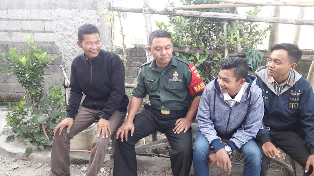 Babinsa Desa Bukuran Silaturahmi Dengan Tomas