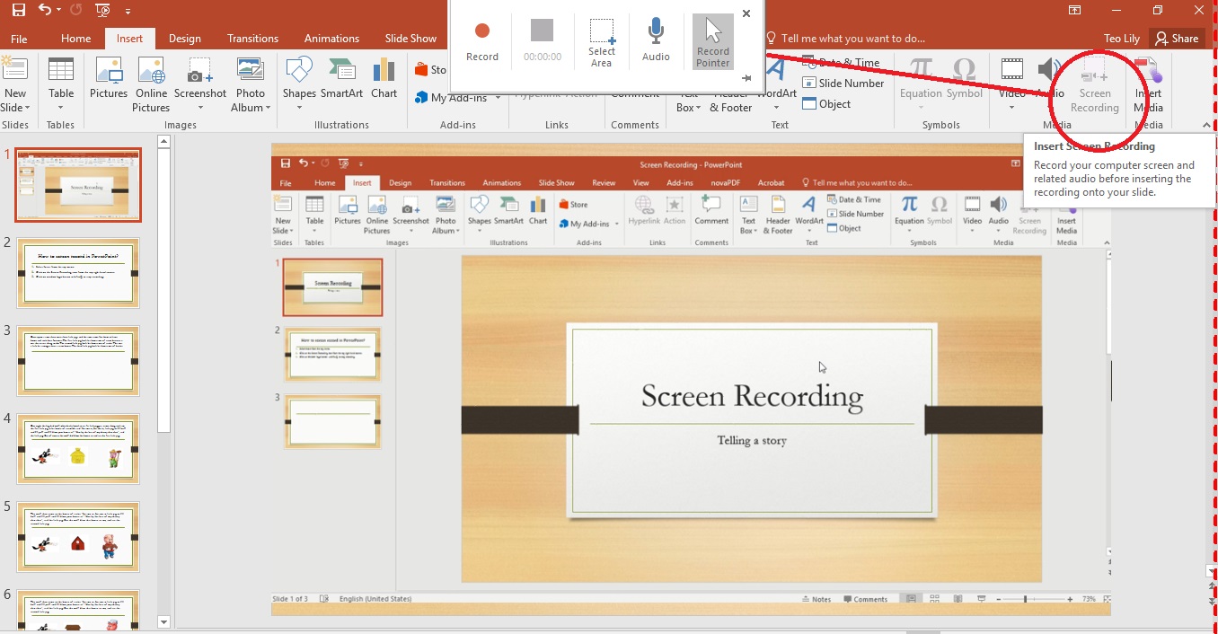 how to record a video presentation with powerpoint