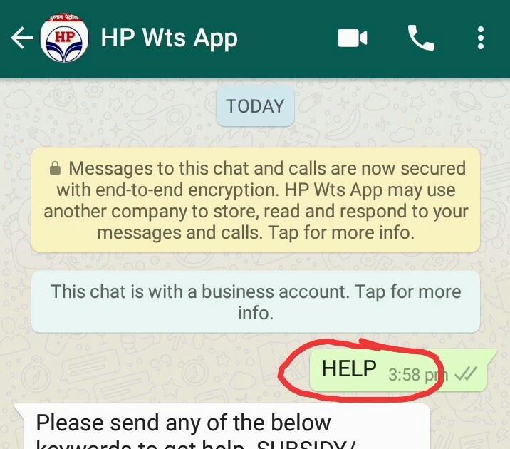 APTF VIZAG How To Book HP GAS CYLINDER BY WHATSAPP