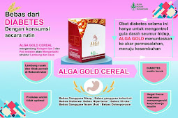 Jual Alga Gold Cereal HERBAL KENCING MANIS Di Kumurkek | WA : 0857-4839-4402