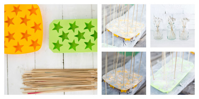 Estrellas de yeso diy