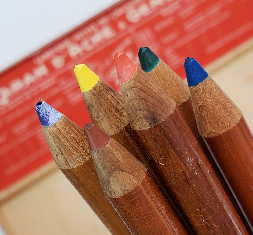 Fueled by Clouds & Coffee Vintage Colored Pencils Caran d’Ache Polycolor