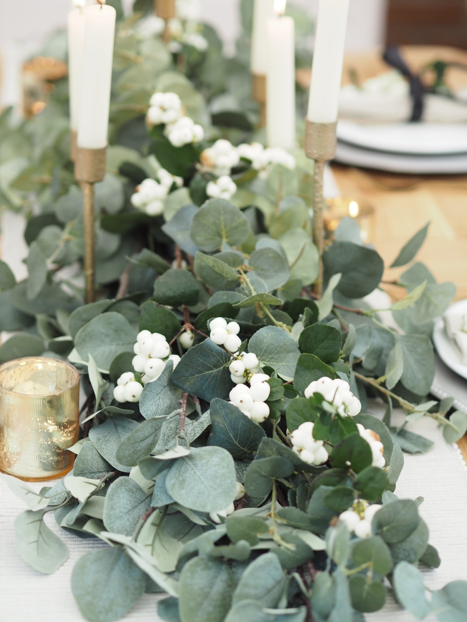 How to make a Eucalyptus garland for your Christmas dining table Dove