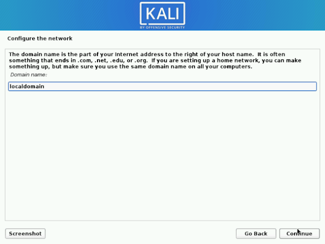 Domain Network Kali Linux