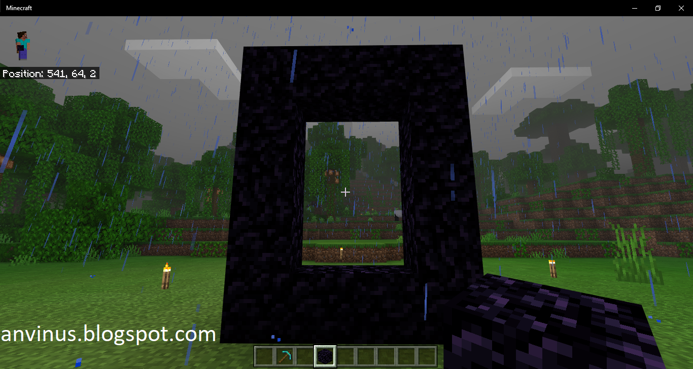 Cara Membuat Nether Portal Di Minecraft Anvinus Minecraft
