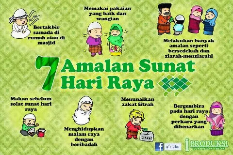 Amalan-Amalan Sunat Di Hari Raya Aidilfitri