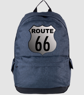 Route 66 logós motoros hátizsák
