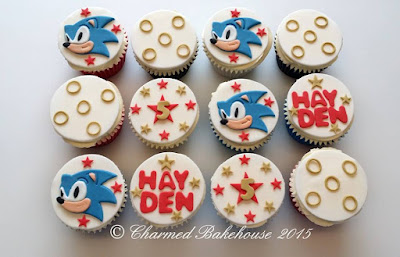 Sonic the hedgehog cupcakes